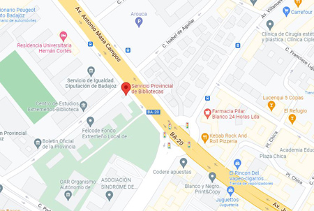 Servicio Provincial de Bibliotecas. Ubicación